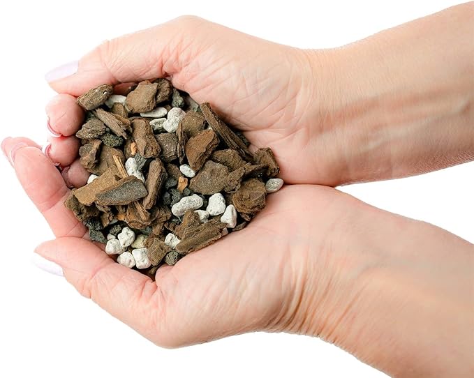 Premium Bonsai Soil All Purpose Fast Draining Mix - Pumice, Lava, Calcined Clay and Pine Bark Potting Pre Mixed Bonsai Plant Soil Mixture by GARDENERA - Made in USA - (3 Quart Bag)