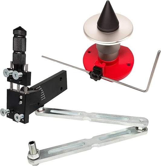 Mower Blade Sharpener & Balancer Replace 5005、42-047 Blac,15°-45° Adjustable Magnetic Mower Blade Balancer for Many Types of Mower Blade