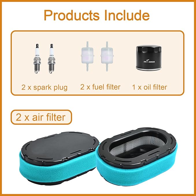 7000 Series Maintenance Kit KH-32-883-09-S1 Air Filter for Kohler KT725 KT735 KT740 KT745 32 083 09-S Tune Up Kit for Cub Cadet XT1 XT2 Mower KH-12-050-01-S Oil Filter