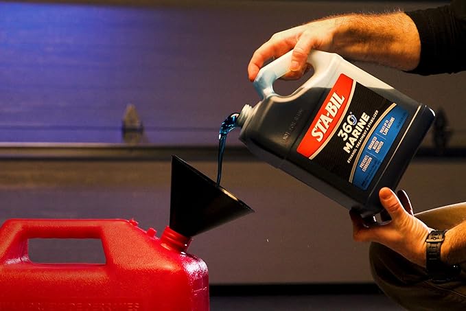STA-BIL Marine Fuel System Treatment | Full Fuel System Cleaner, Injector Cleaner | Additive for Boats & Watercrafts, In-Season Cleaning & Protection 1 Gallon