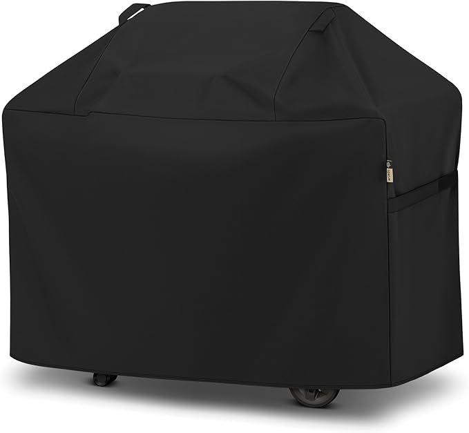 Arcedo BBQ Grill Cover 55 Inch, Heavy Duty Waterproof Gas Grill Cover Fade Resistant, All Weather Protection Compatible with Weber Charbroil Nexgrill