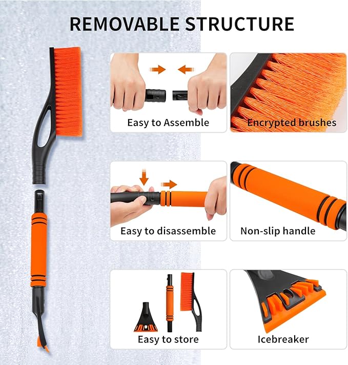 Winter Windshield Covers for Ice and Snow&Winter Car Essentials, Car Anti-Snow Cover, Snow Windshield Cover Automotive Exterior Accessories,Free Car Snow Shovel, Towel, and Gloves.