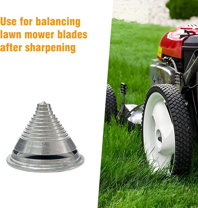 Upgraded Lawn Mower Blade Sharpener with Ball Bearing Handle and 15°-45° Adjustable Frame, for Straight & Standard Lawn Mower Blades,Mower Blade Sharpener Kit with Metal Blade Balancer,5005,Purple