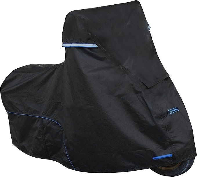 Fenrir 170CM Minimoto Motorcycle Cover Waterproof Outdoor Storage All Season Protection Compatible with Honda Grom Navi Monkey DAX125 MSX125 Kawasaki Z125 Benelli TNT135 CFMOTO Papio Ohvale GP-0 GP-2