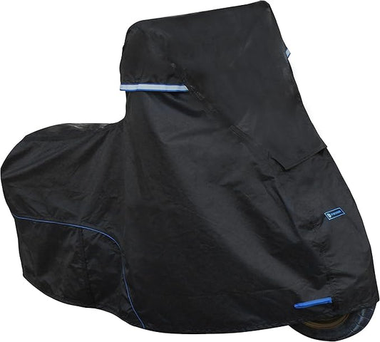 Fenrir 170CM Minimoto Motorcycle Cover Waterproof Outdoor Storage All Season Protection Compatible with Honda Grom Navi Monkey DAX125 MSX125 Kawasaki Z125 Benelli TNT135 CFMOTO Papio Ohvale GP-0 GP-2