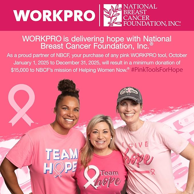 WORKPRO Garden Knee Pads For Unisex-Adult, Flooring Kneepads with Foam Padding, Comfortable Kneeling Cushion for Gardening, House Cleaning, Construction Work, 7.87"*6.75"*3"