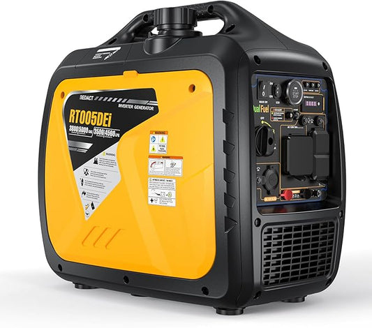 5000 Watts Portable Dual Fuel Inverter Generatorโ Small Gasoline LPG Powered for Home Backup, Camping, RV, Tailgating with CO Protection, Eco Mode, Recoil/Electric/Remote Start, Parallel Capable