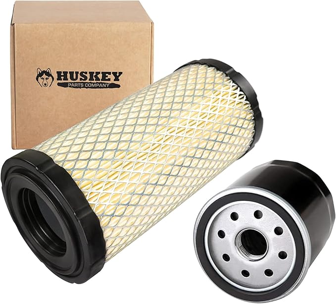 Huskey Golf Cart Tune Up Kit for Club Car Precedent 2004-Up W/ FE350 Kawasaki Motor, Includes Air Filter, Oil Filter, NGK Spark Plug, 2X Fuel Filters, Clutch Drive & Starter Generator Belt (Selective)