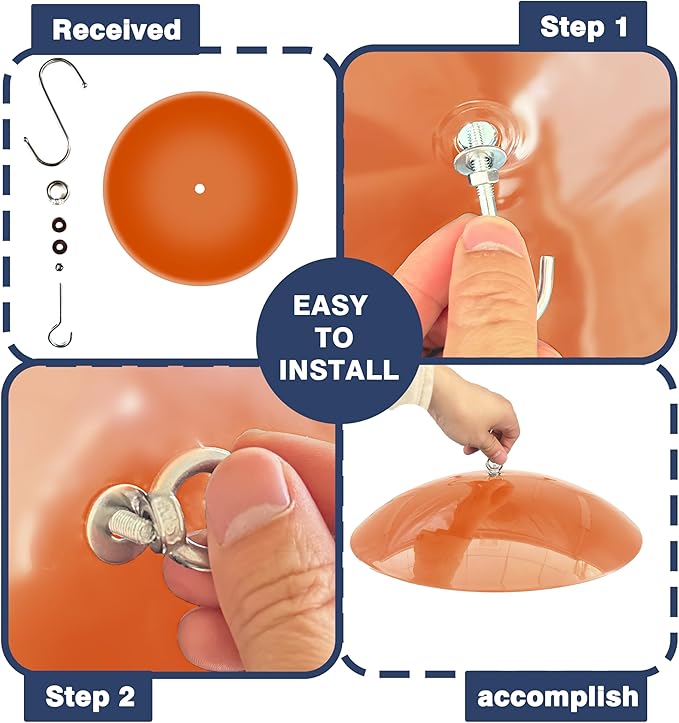 13" Hummingbird Feeder Shade Cover,Bird Feeders Dome Rain Cover,Squirrel Baffle for Shepherd's Hook Outdoors (Orange), 1 Pack