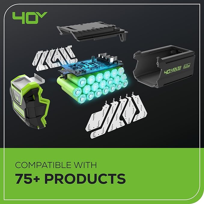 Greenworks 40V 21" Brushless Cordless (Self-Propelled) Lawn Mower (LED Headlight + Aluminum Handles), 5.0Ah Battery and Charger Included (75+ Compatible Tools)