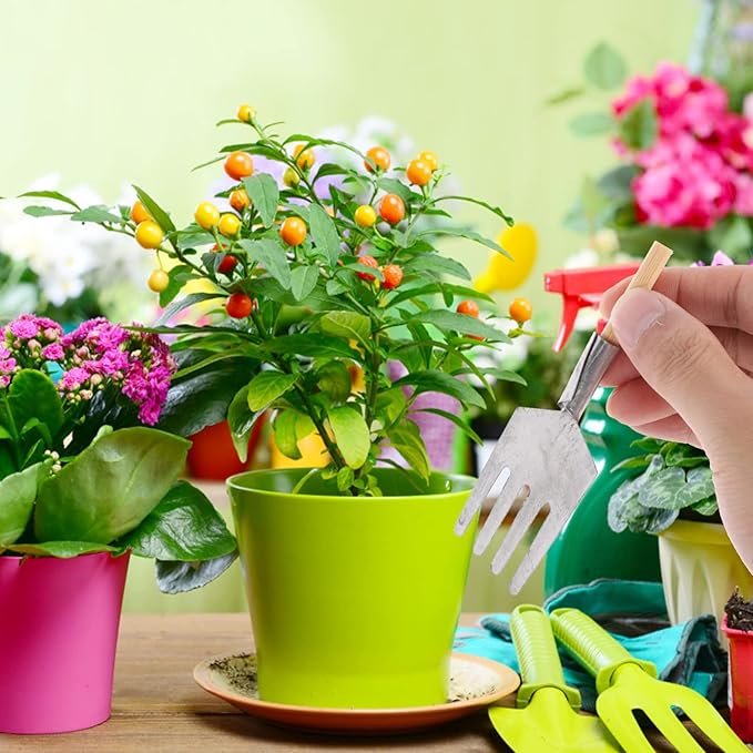 Artibetter 5pcs Mini Zen Garden rakes Dollhouse Grass rake Miniature Garden Tool Tool Set Miniature