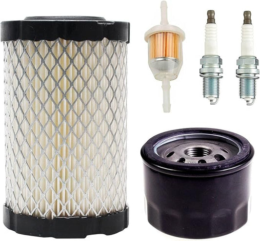796031 Air Filter Tune Up Kit, Compatible with Briggs and Stratton 591334 492932 696854; John Deere D100 D110 D125 D130 D140; Husqvarna YTH22V46 YTH24V48 YTA22V46; Lawn Mower Oil Filter