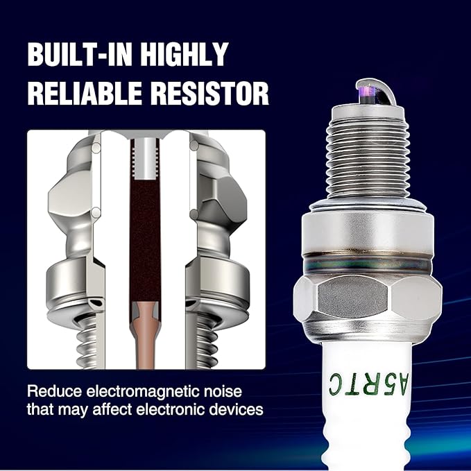 4 PACK CR5HSB Spark Plug for Torch A5RTC NGK CR5HSB Honda 98056-55777 EU2000I EU1000I Series Generators