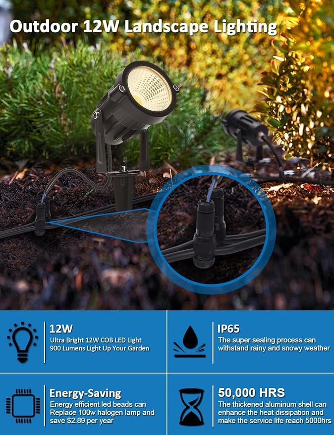 SUNVIE Low Voltage Fastlock Wire Connectors for Landscape Lighting Path Lights 12-14 Gauge Cable Connector Work with Malibu Paradise Moonrays and Other Outdoor Lighting Brands (20 Pack)