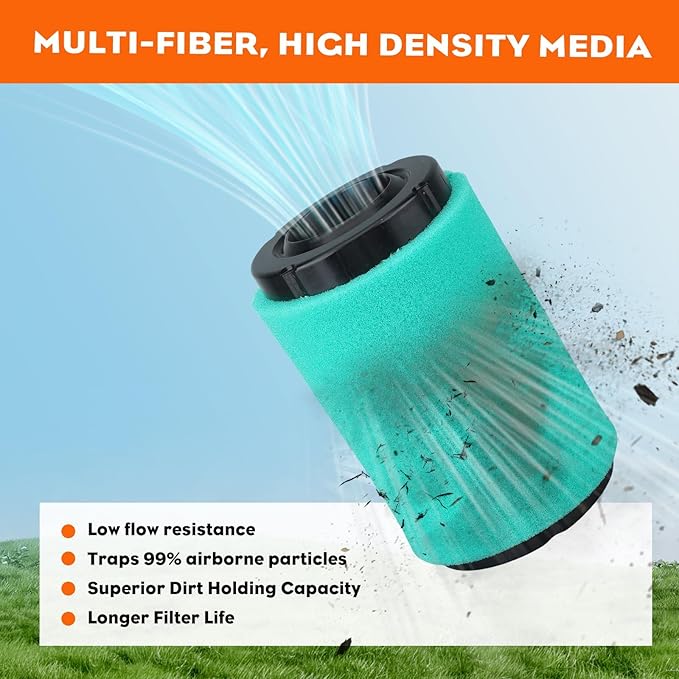 Hipa 22 883 01-S1 Air Filter for 5400 Series Maintenance Kit Cub Cadet XT1 Enduro LT 42 Oil Change Kit Kohler KS540 KS590 KS595 KS530 17 18 19 19.5HP Engine 22 083 01-S Lawn Mower Tune Up Kit