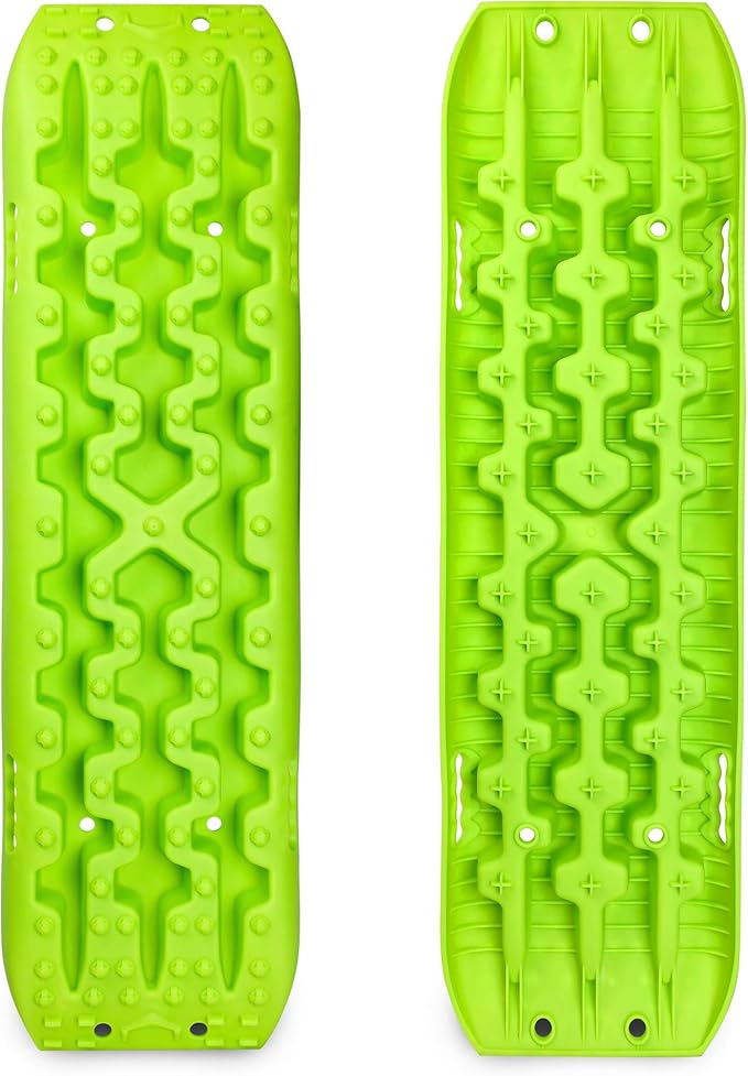 X-BULL New Recovery Traction Tracks Sand Mud Snow Track Tire Ladder 4WD (Peak Green,3gen)