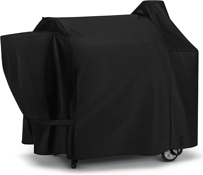 SunPatio Grill Cover Compatible with Pit Boss 820, 850, Durable Waterproof Wood Pellet Grill Cover, UV & Fade Resistant Outdoor BBQ Protector