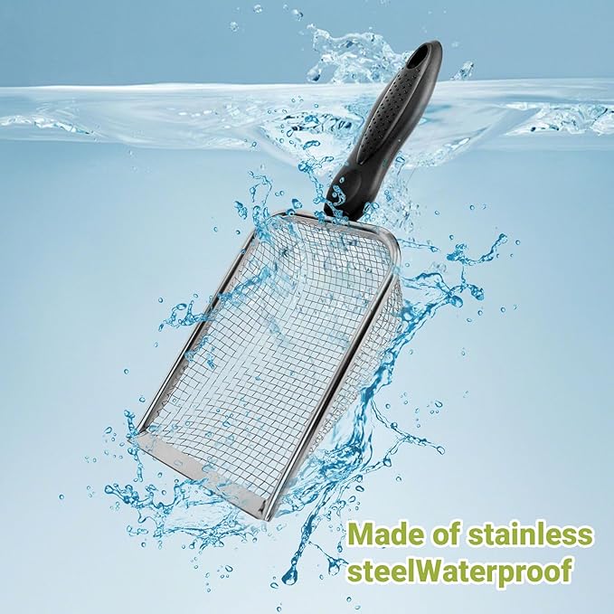 4 Pcs Gardening Soil Sifter, Shape Garden Sieve Sifter with Handle (2/2.8/3.8/5 mm Mesh), Portable Gardening Sifter for Gradening Sand Soil Dirt Compost (4 Set)