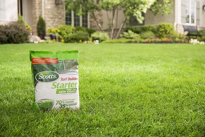 Scotts Turf Builder Starter Fertilizer for New Grass, Use When Planting Seed, 1,000 sq. ft., 3 lbs.
