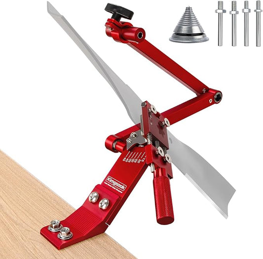 Lawn Mower Blade Sharpener, Lawnmower Blade Sharpening Tool with Blade Balancer, Blade Sharpner Kit