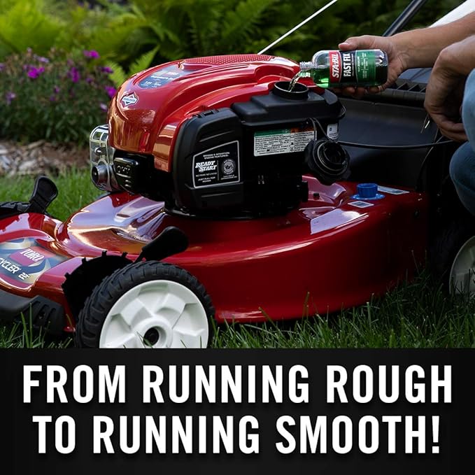 STA-BIL Fast Fix - Small Engine Treatment, Cleans Carburetors and Injectors, Fixes Rough Running Engines, Eliminates Water, Treats Up to 20 Gallons, 8oz (22304), Green (Pack of 2)