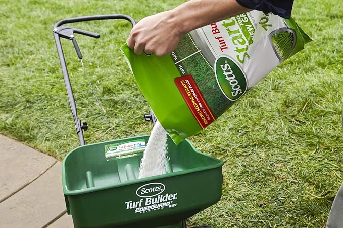 Scotts Turf Builder Starter Fertilizer for New Grass, Use When Planting Seed, 1,000 sq. ft., 3 lbs.