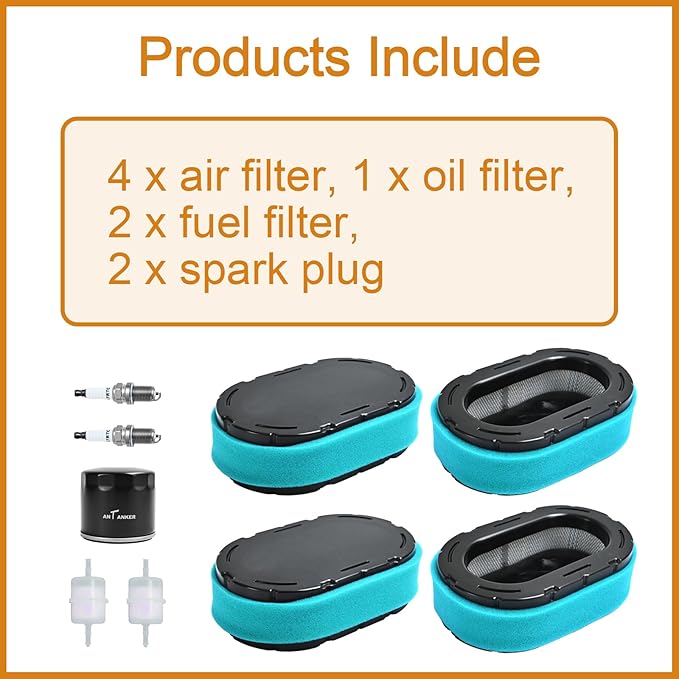 7000 Series Maintenance Kit KH-32-883-09-S1 Air Filter for Kohler KT725 KT735 KT740 KT745 32 083 09-S Tune Up Kit for Cub Cadet XT1 XT2 Mower KH-12-050-01-S Oil Filter