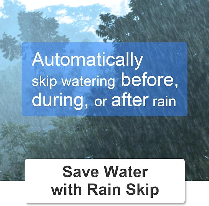 LinkTap D1 Smart Hose Timer & Gateway, 2 Zone Irrigation by Duration/Weather/Volume, Intelligent Fault Detection & Alerts, Wider Range Than WiFi Water Timer, Scalable Mesh Network via Extender