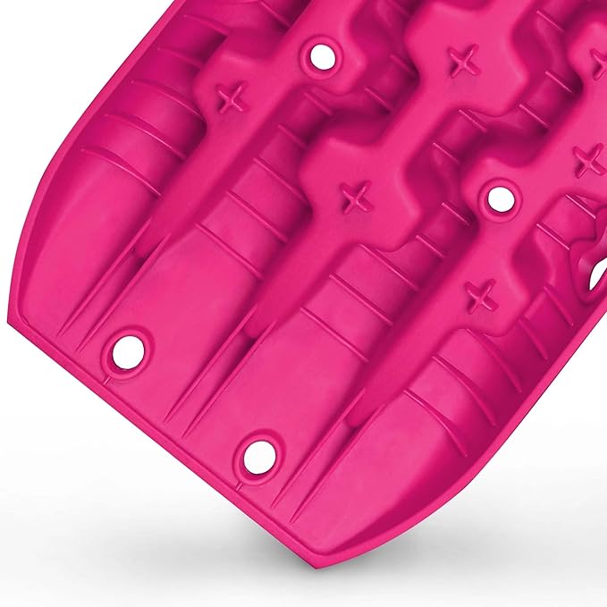 X-BULL New Recovery Traction Tracks Sand Mud Snow Track Tire Ladder 4WD (Barbie Pink, 3gen)