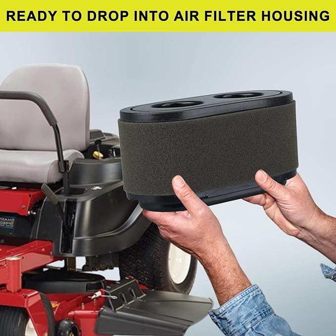 136-7806 127-9252 Air Filter Maintenance Kit for Toro Timecutter SS5000 SW5000 Riding Mower Toro 50" 42" TimeCutter SS SW SWX with V-Twin Engine