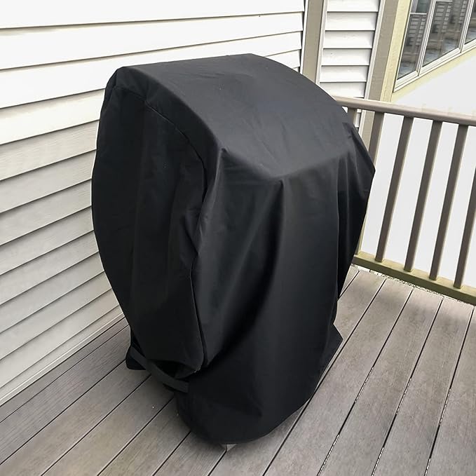 Arcedo Small Grill Cover for Outdoor Grill 32 Inch, Heavy Duty Waterproof 2 Burner Gas BBQ Cover Compatible with Weber Spirit Charbroil Nexgrill with Collapsed Side Tables