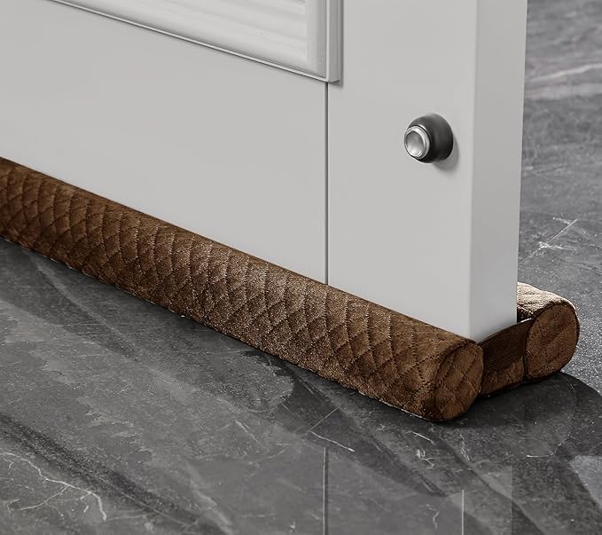 Ciieyuo® All-Weather Door Draft Stopper – Universal Under Door Seal & Sound Proofing Strip | Blocks Drafts, Light, Odors | Works on Windows, Garage, RV Doors