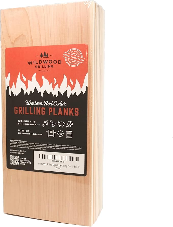 Wildwood Grilling Signature Cedar Grilling Planks - 5x11 (8-Pack)