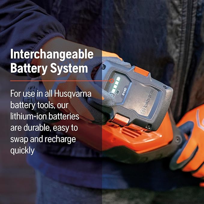 Husqvarna 330iKE Combi Switch + Lawn Edger Attachment, Electric Edger with Battery and Charger Included, 970701202