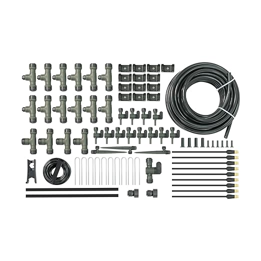 Vego Garden Irrigation Kit - Drip Irrigation System for Raised Garden Beds, Efficient Watering Solution for Vegetables, Flowers, and Plants, Easy DIY Installation (Large)