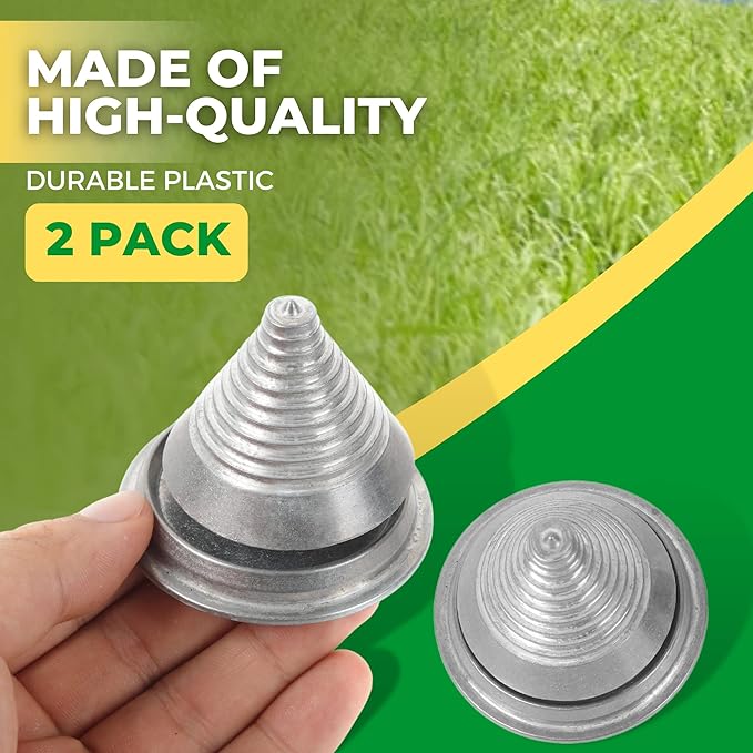 TonGass (2-Pack Metal Precision Blade Balancers for Lawn Mower Blade Sharpener Balances Blades After Sharpening Universal Design Lawn Mower Blades Balancer Lawnmower Accessories