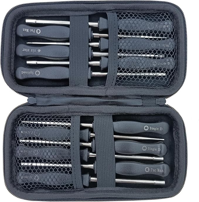 Carburetor Adjustment Tool with Cleaning kit for 2-Cycle Small Engine String Trimmer Weedeater Chainsaw Pack of 12