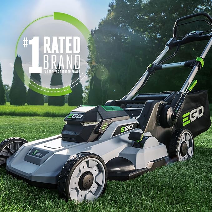 EGO POWER+ Electric Lawn Mower, Cordless Push, Includes 56V 4.0Ah Battery and Charger - LM2112