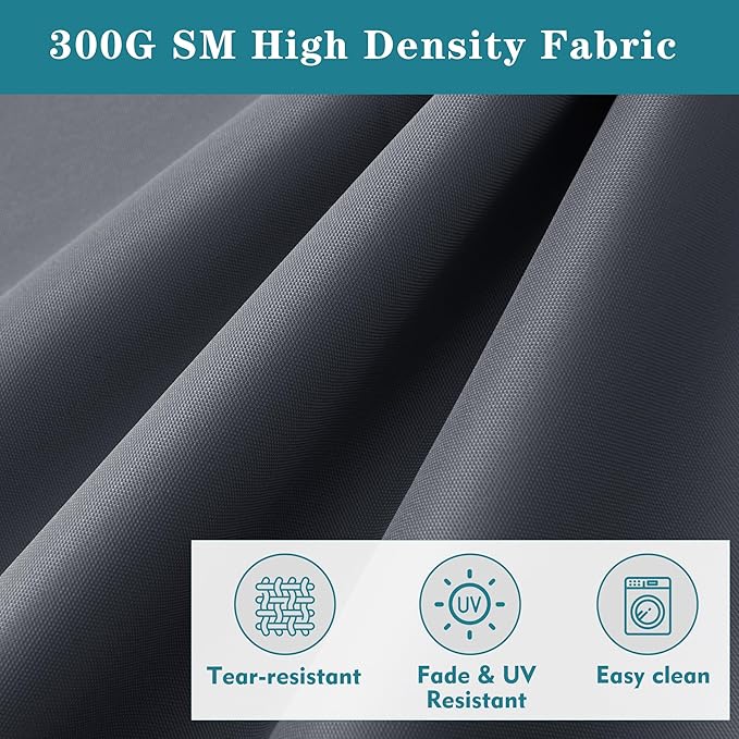 Chaise Lounge Cushion for Outdoor Furniture, Waterproof Fade and Tear Resistant Lounge Deck Chair Cushions for Patio Lawn Pool Resort Hotel, 72x21x3 Inch, Dark Grey