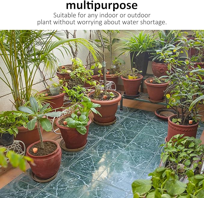 2pcs Ollas 6in-Terracotta Plant Watering Globes Self Watering Planter with Terra Cotta Clay Irrigation Pots Terracotta Watering Pots Large Simple Irrigation Peripheral Water