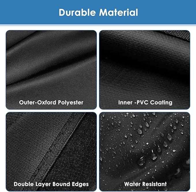 Grill Cover for Weber Spirit 200 and 300 Series for Outdoor Grill, 52 Inch 600D Waterpoorf BBQ Cover, Waterproof Weber 7106 Fade Resistant Barbecue Cover