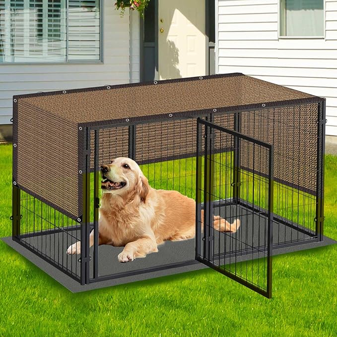 80% Sunblock Shade Cloth Net Resistant - 12x24Ft Garden Shade Mesh for Plant Cover, Greenhouse, Chicken Coop, Kennels, Tomatoes Plants