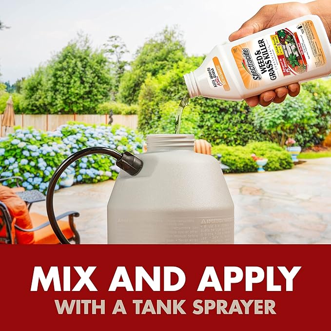 Spectracide Weed And Grass Killer Concentrate 16 Ounces, Use On Patios, Walkways And Driveways