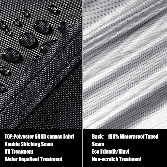 LCOGD Patio Furniture Cover,Outdoor Furniture Covers Waterproof General Purpose, Outdoor Sofa Sets Covers Heavy Duty Windproof Anti-UV135.5”Lx83”Wx30”H