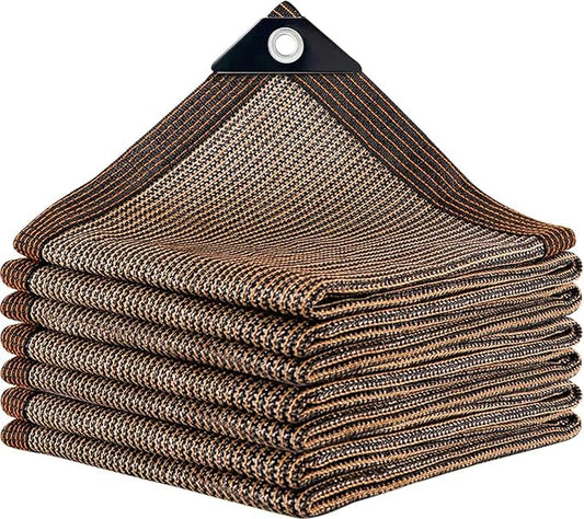 Shade Cloth,80% Sunblock Net with Metal Grommets and Reinforced Edges,Garden Sun Shade Netting,Used in Courtyards,Balconies,Carports,Greenhouse, Plants Growing,Chicken Coop Patios etc.14x20FT