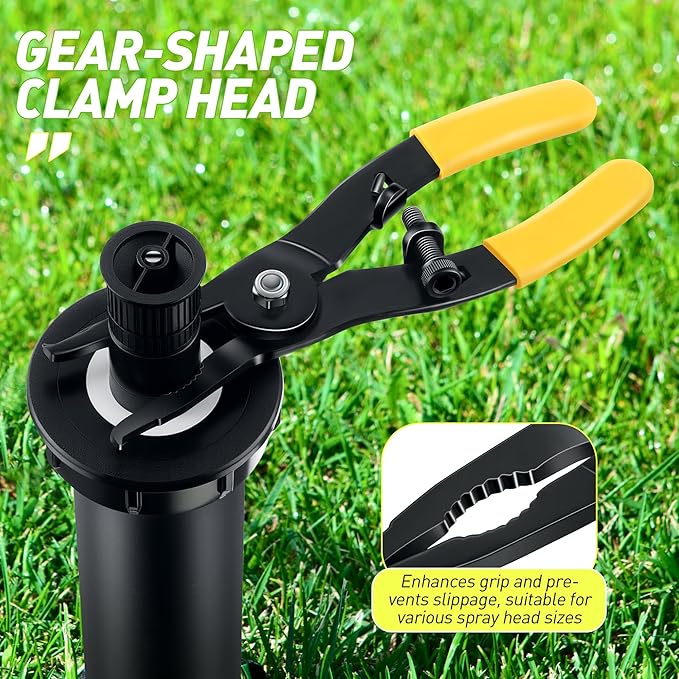 2pack Pop Up Sprinkler Head Tool Compatible with Rainbird Hunter Sprinkler Head, Pull Raise Tools for Pop Up Sprinklers, Rotor Adjustment Tools for Lawn Irrigation System Repair