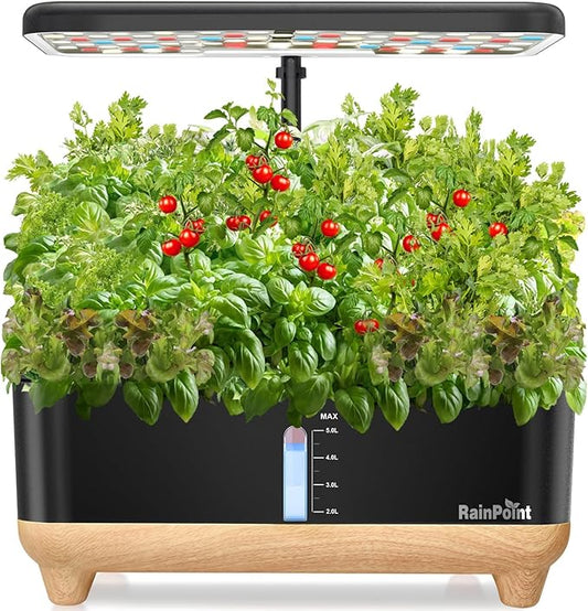 RAINPOINT Indoor Hydroponics Growing System,13 Pods Hydroponic Garden Planter, Vegetable Growing System Kit, Kitchen for Women, Hydro Garden Herb Grower