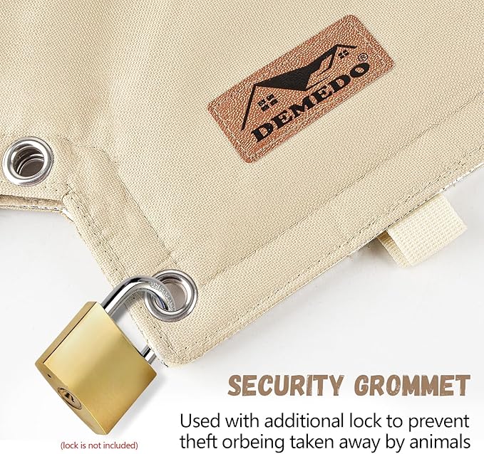 Backflow Preventer Insulation Cover - Backflow Pressure Vacuum Breaker Cover - Insulated Backflow Cover Pouch for Irrigation Back Flow Sprinkler Valves in Winter or Sun Exposure (13”W x 12”H, Sand)