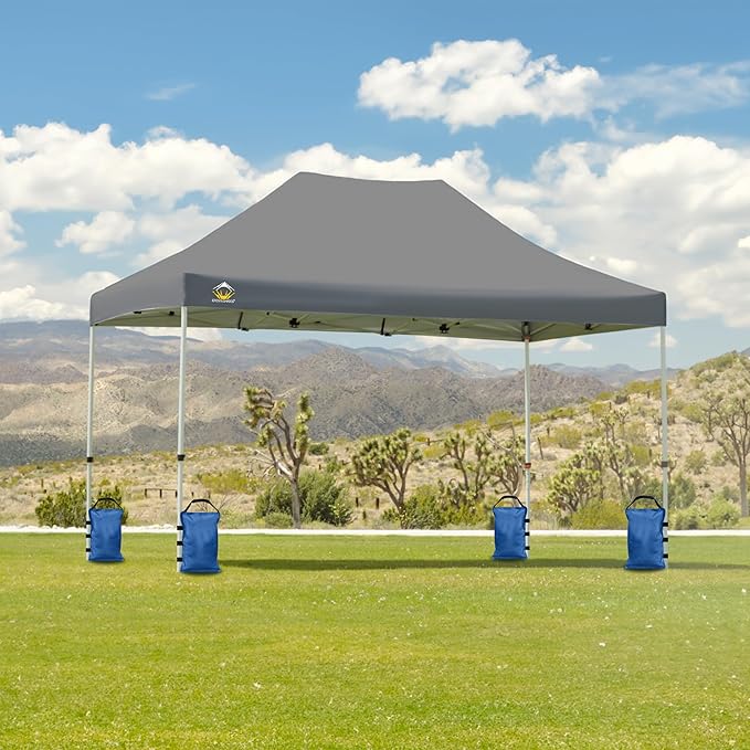 CROWN SHADES Sand Bags for Canopy Legs Sandbags for Weight-Canopy Weights, Pop Up Tent Weights Bags, Blue