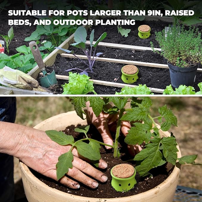 Ollas Plant Watering Globes. 2 Pcs Self Watering Planter Insert. Terracotta Ollas Plant Watering Devices. Ollas Self Watering Globes. Large Olla Watering Pot. Plant Lover Gifts